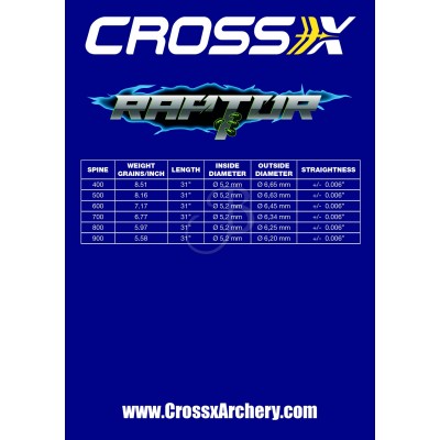 CROSS-X PFEIL RAPTOR